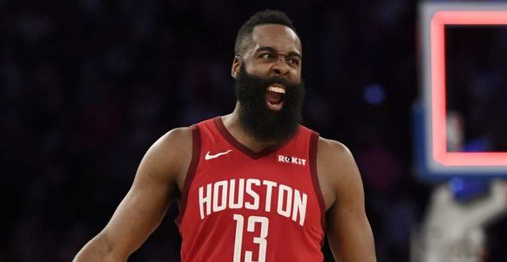 James Harden sous le maillot des Rockets