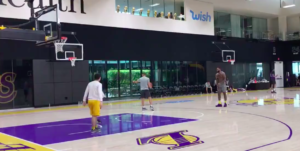 NBA – Une vidéo de LeBron James à l’entrainement, ça carbure !