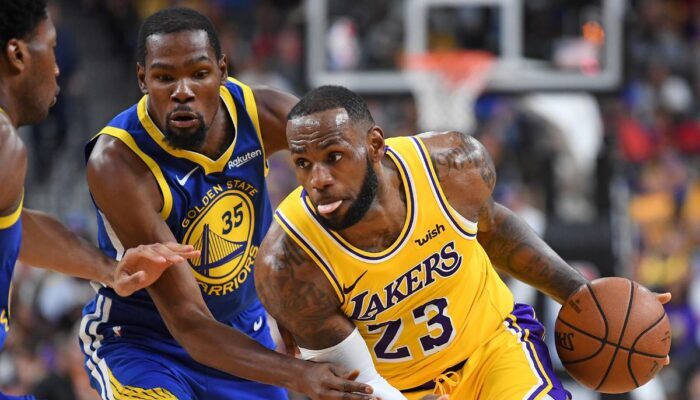 LeBron James au duel avec Kevin Durant