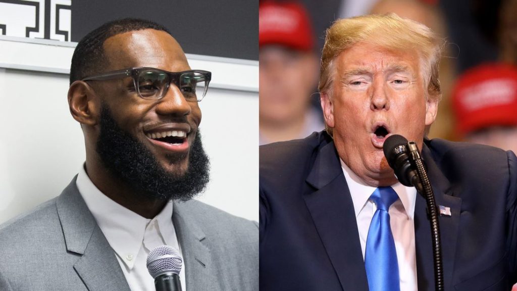 LeBron James Donald Trump