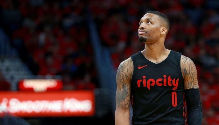 Damian Lillard sous le maillot des Blazers