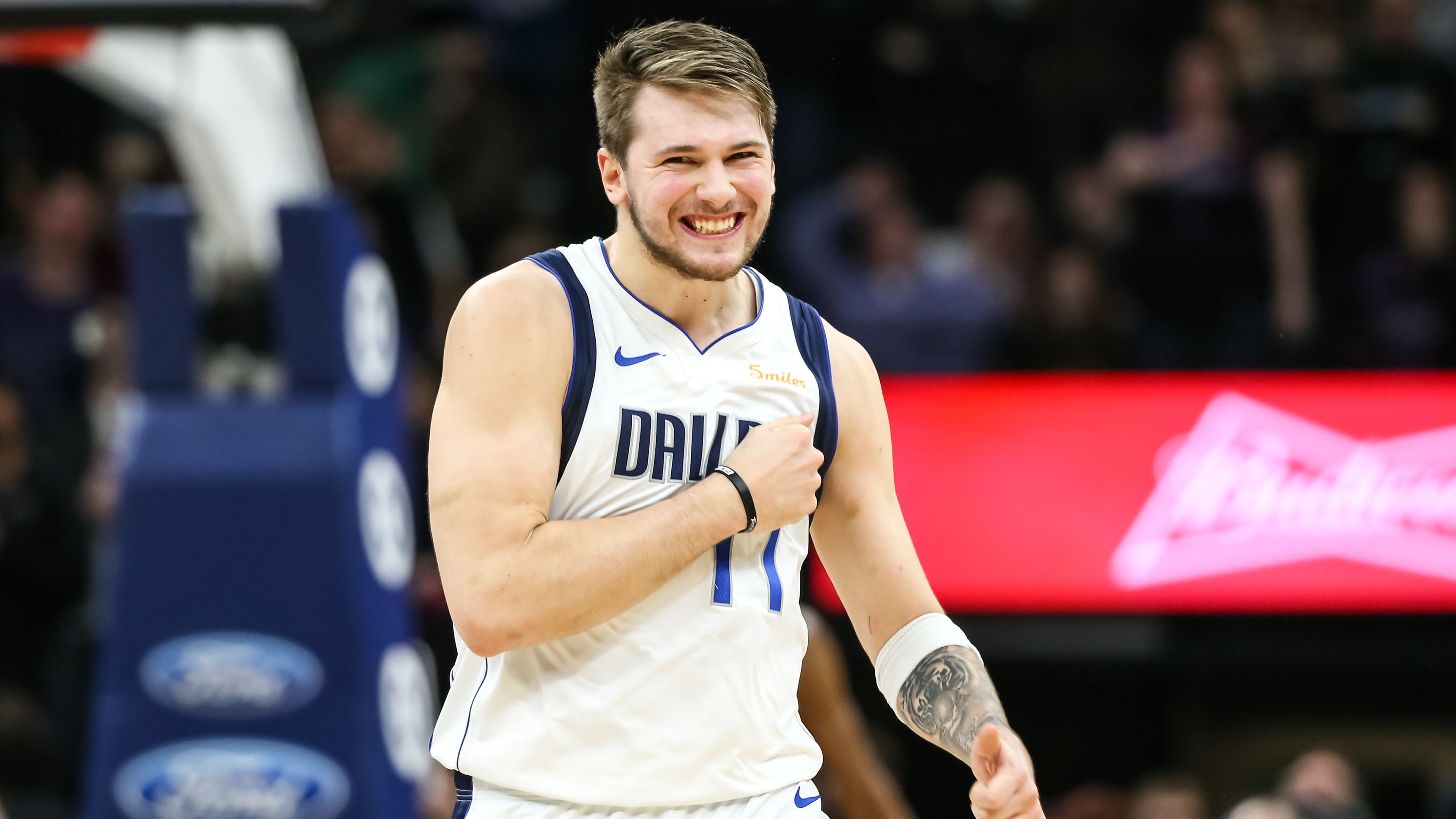 Luka Doncic sous le maillot des Mavs