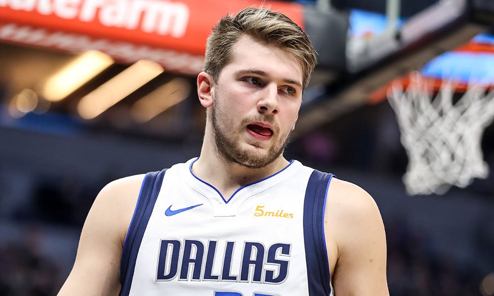 Luka Doncic sous le maillot des Mavs