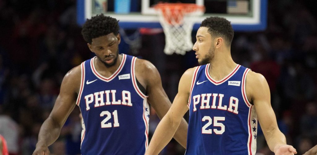 Joel Embiid et Ben SImmons