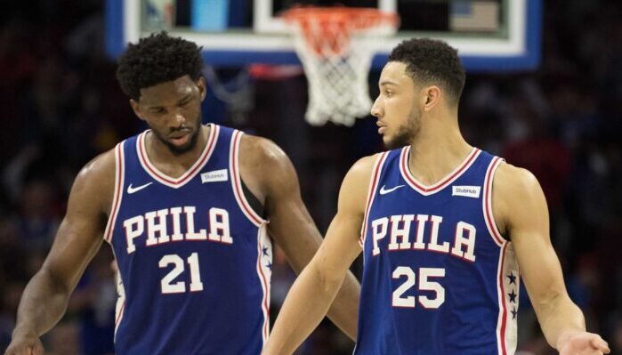 Joel Embiid et Ben SImmons