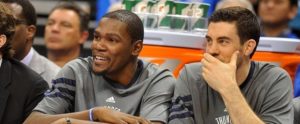 NBA – Kevin Durant de retour à OKC… pour Nick Collison