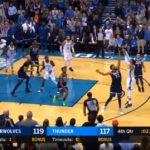 NBA – Russell Westbrook se rate par deux fois pour la gagne