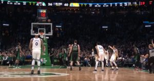 NBA – La danse de Stephen Curry avant même que son trois points ne rentre
