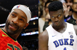 NBA – Vince Carter adoube Zion Williamson !