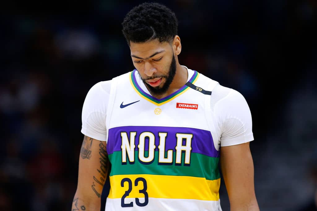 Anthony Davis sous le maillot des Pelicans