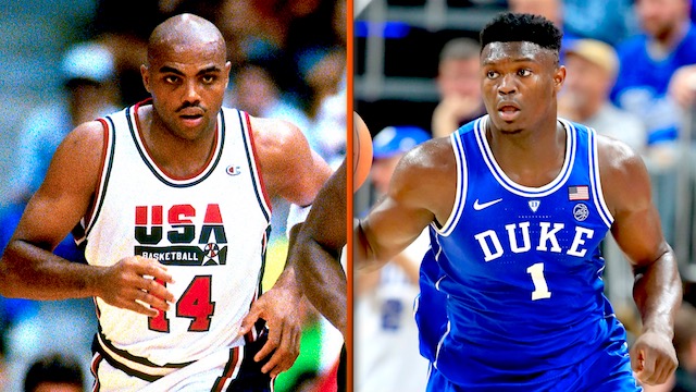 Charles Barkley et Zion Williamson