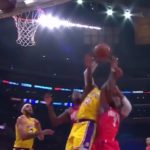 NBA – La prise de catch de Chris Paul sur LeBron James