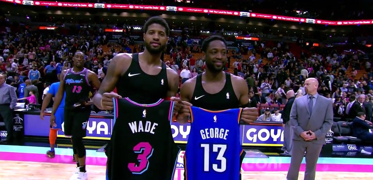 Paul George n'a eu que des louanges pour Dwyane Wade après le match de cette nuit