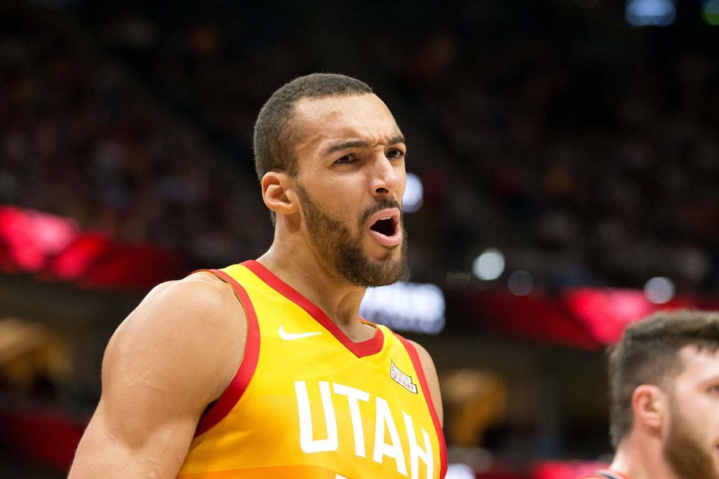 Rudy Gobert sous le maillot du Jazz