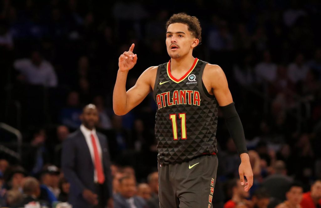 Trae Young sous le maillot des Hawks