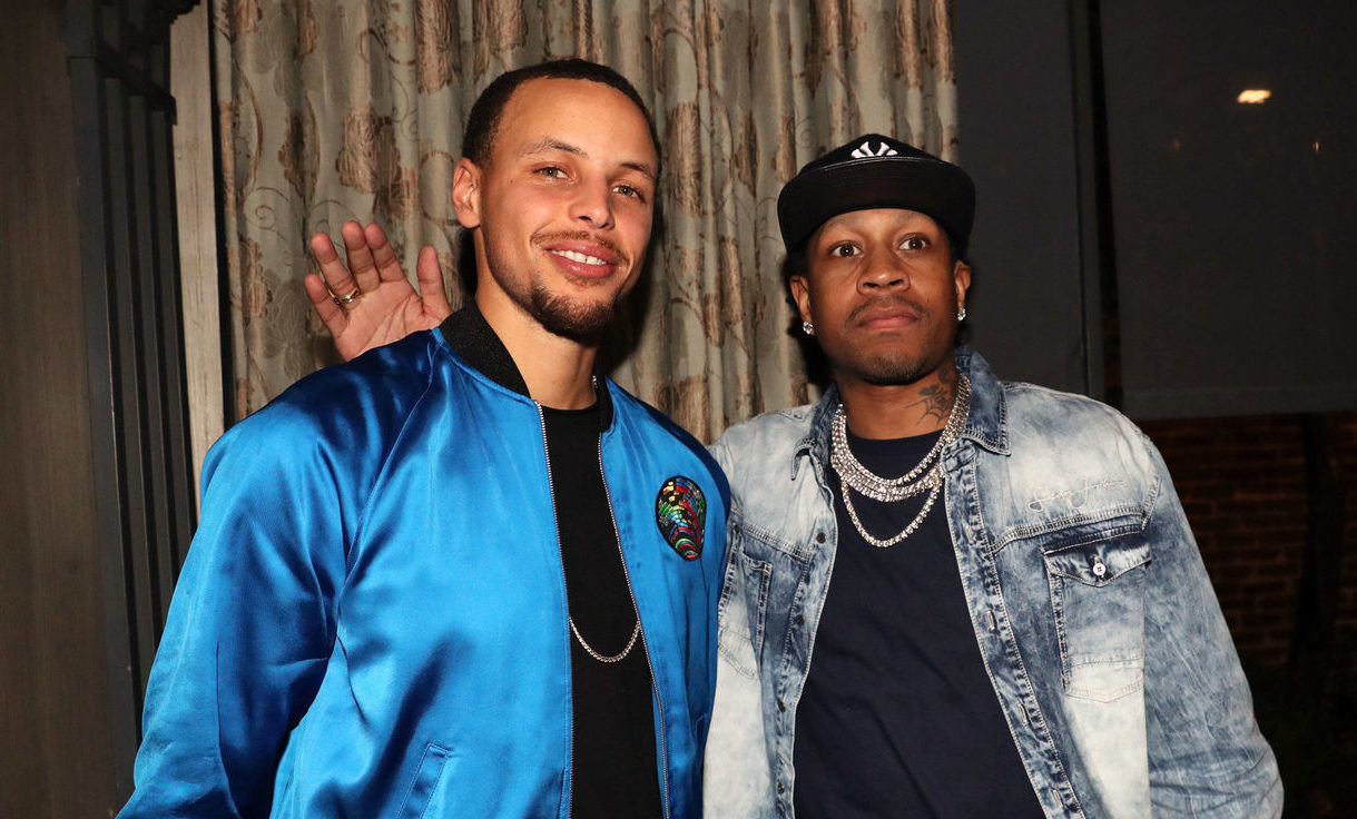 Steph Curry et Allen Iverson