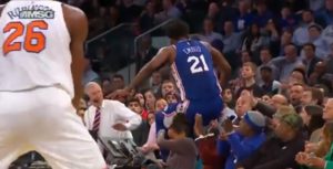 NBA – Joel Embiid tout proche de décapiter une actrice !