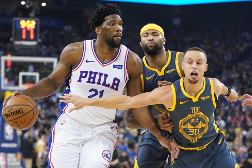 Les Sixers ont réussi à stopper les Warriors, invaincus depuis 11 matchs consécutifs. Merci Joel et Benny !