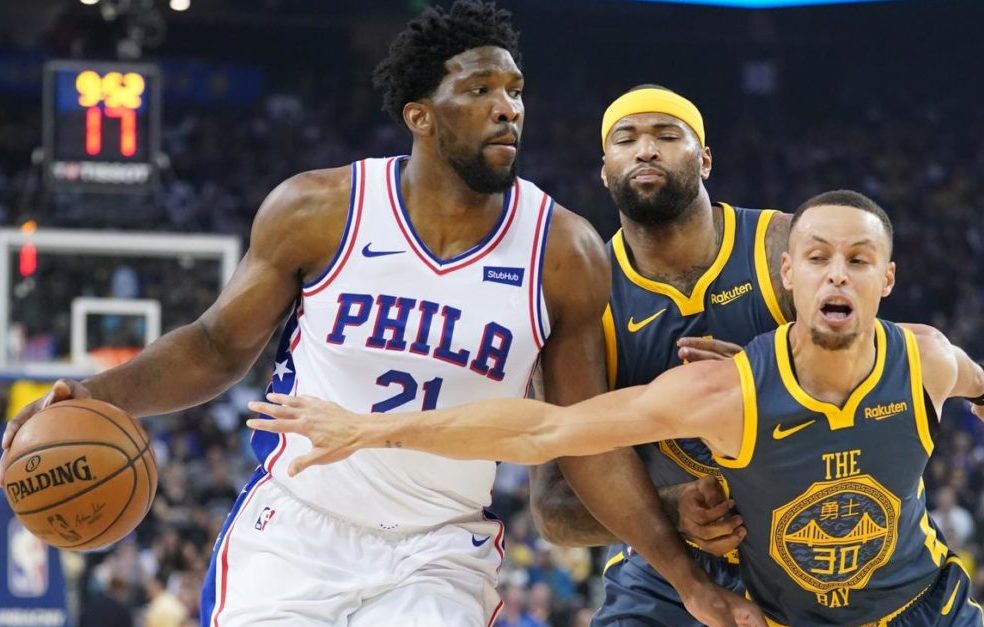 Les Sixers ont réussi à stopper les Warriors, invaincus depuis 11 matchs consécutifs. Merci Joel et Benny !