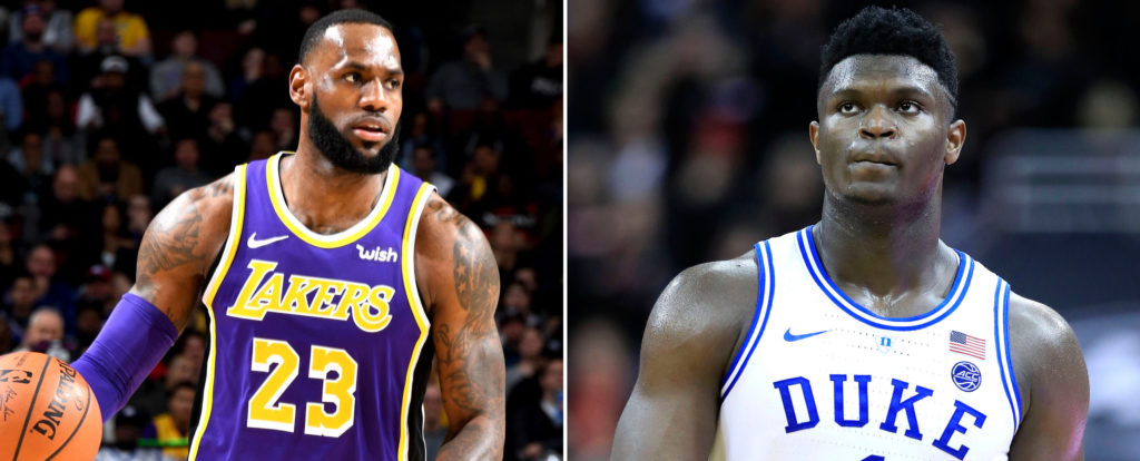 LeBron James des Lakers et son héritier Zion Williamson ?