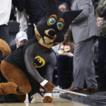 NBA – Quand la mascotte des Spurs se bat avec une chauve-souris !