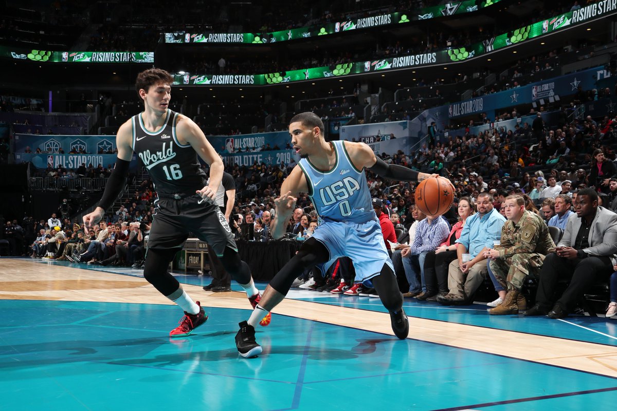 Jayson Tatum lors du Rising Stars Challenge