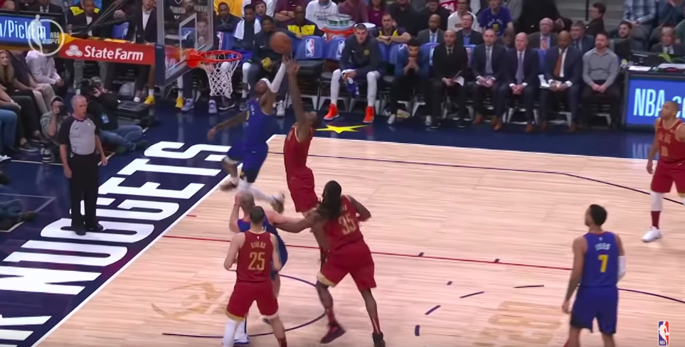 Will Barton claquette dunk