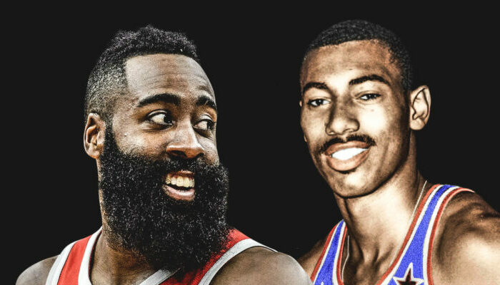 Wilt Chamberlain et James Harden, messieurs triple-doubles