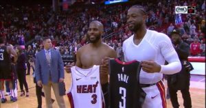 NBA – Le superbe message de Dwyane Wade pour Chris Paul