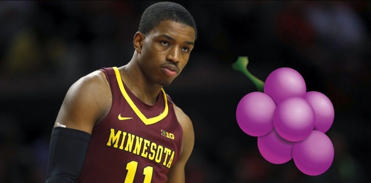 Isaiah Washington, membre de la Jelly Fam, sous le maillot des Minnesota Golden Gophers