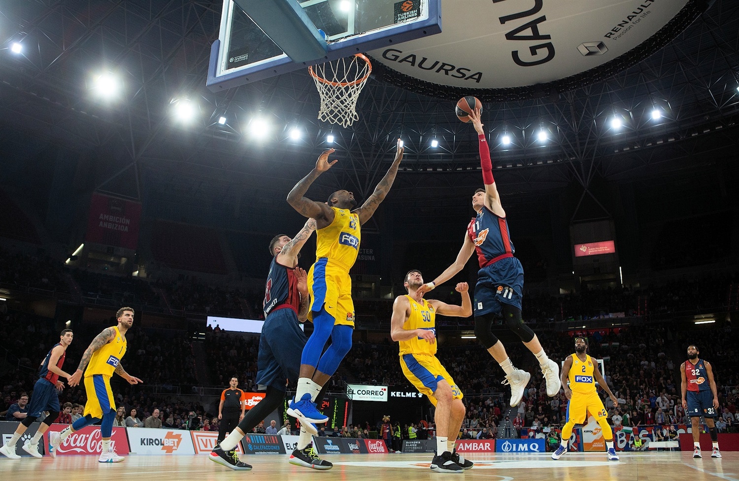 Blessure au pied pour l'américain du Baskonia Vitoria