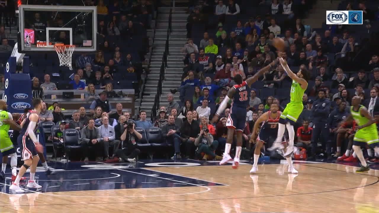 Derrick Rose stepback Wizards overtime