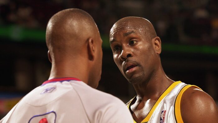 Gary Payton trash-talking Lamar Odom