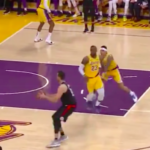 NBA – Kyle Kuzma pousse sèchement LeBron en défense