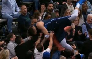 NBA – Luka Doncic termine dans le public… à sa manière