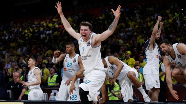Luka Doncic sous le maillot du Real Madrid