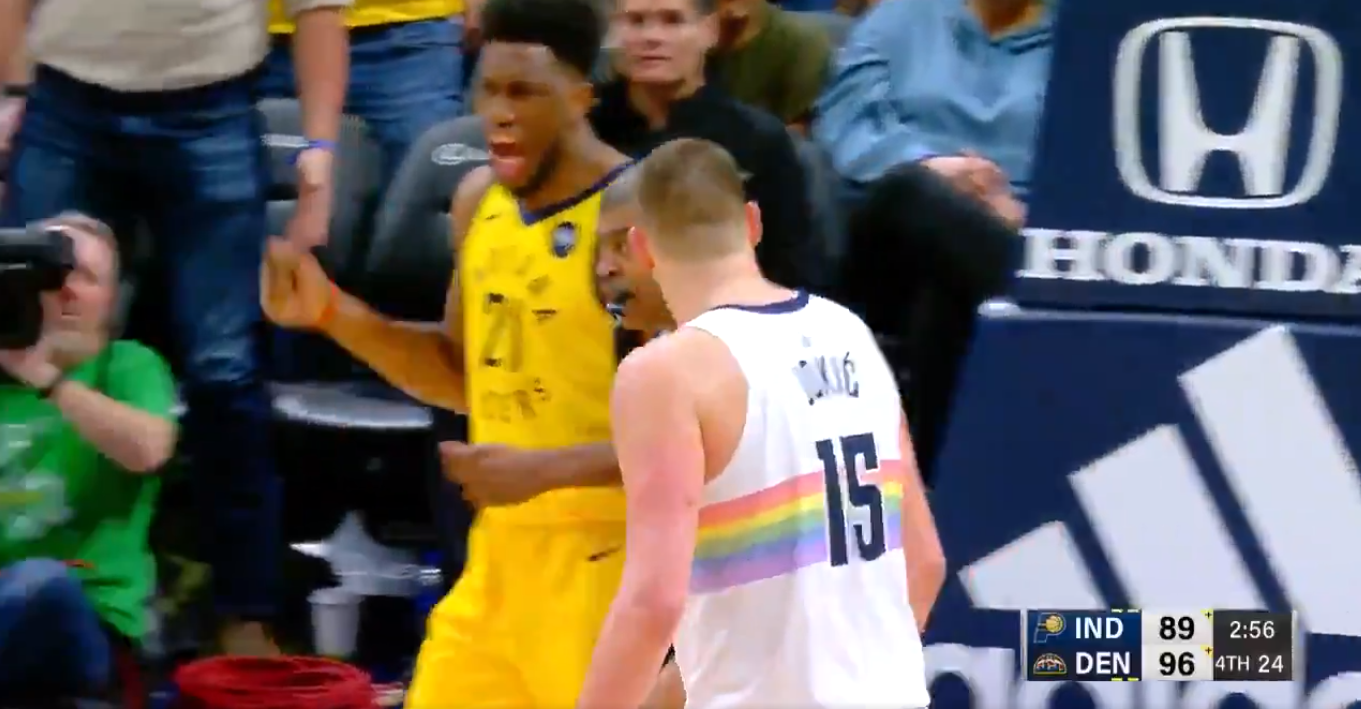 Thaddeus Young se réjouit de l'expulsion de Nikola Jokic