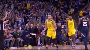 NBA – Steph Curry ressort son shimmy face aux Nuggets