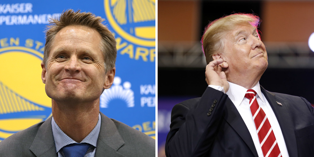 Steve Kerr Donald Trump