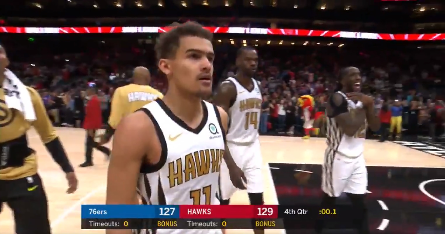 Trae Young marque le game-winner contre Philadelphie