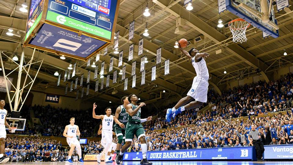 Zion Williamson top 10 NCAA dunks