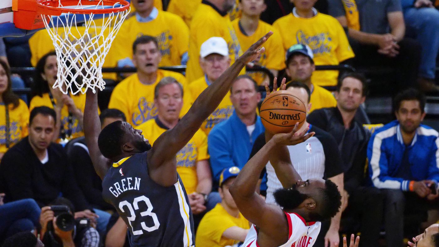 Draymond Green et James Harden pas d'accord sur l'arbitrage