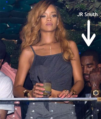 Rihanna s'en est violemment prise à JR Smith en 2013.
