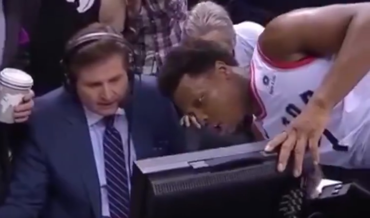 La réaction de Kyle Lowry