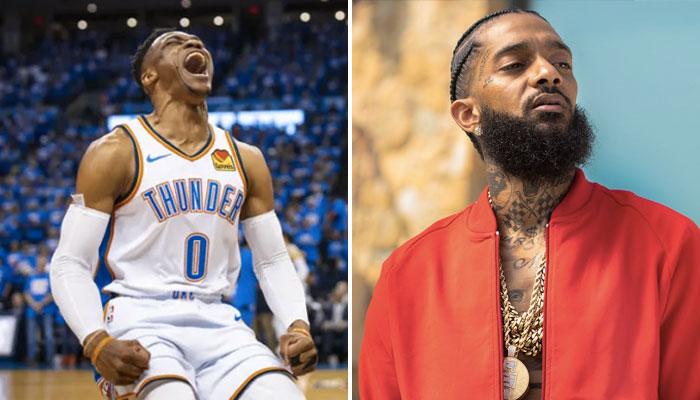 Russell Westbrook thunder Nipsey Hussle