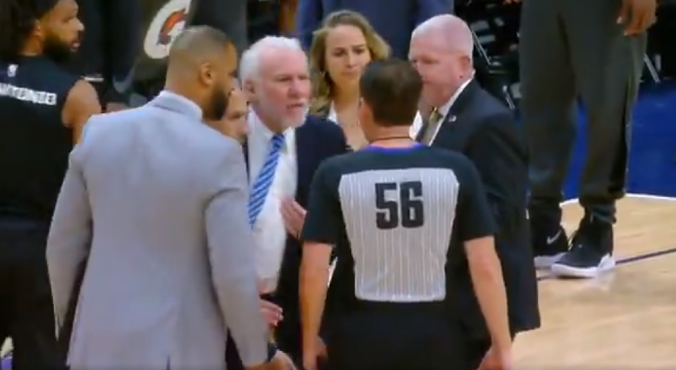 Gregg Popovich expulsé au bout de 63 secondes !