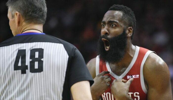 rockets referee harden