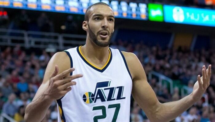 La réaction de Rudy Gobert à l'arbitrage