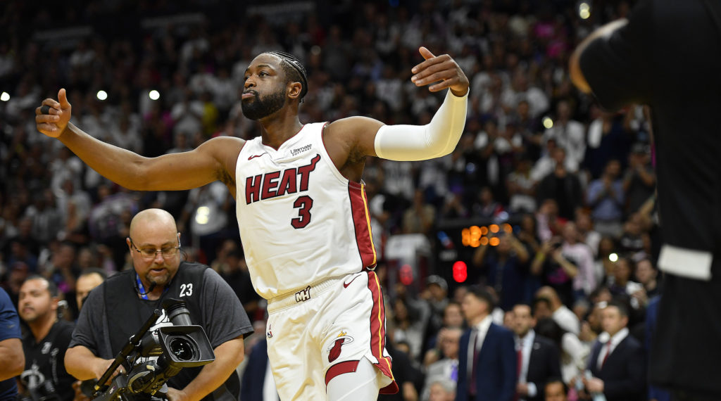 Dwyane Wade sous le maillot du Heat