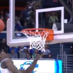 NCAA – Zion Williamson à deux doigts de se cogner contre la planche !